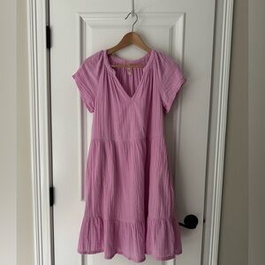 Pact coastal double gauze breezy dress